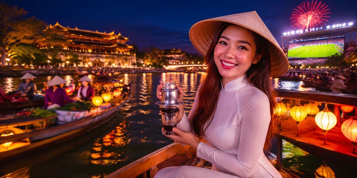 Người chơi tra cứu FAQ cá cược tại quán cà phê Huế